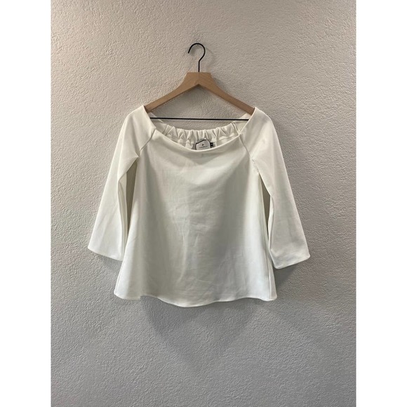 Tuckernuck White Off-Shoulder Blouse - Picture 2 of 8